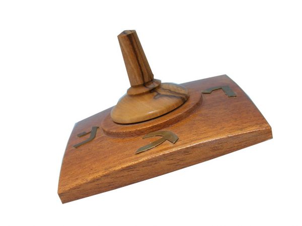 Wooden Dreidels - Large Wooden Dreidel - Hanukkah Toy - Jewish Gift - DRE-F-O-O-RW-ryfirst01451.jpg