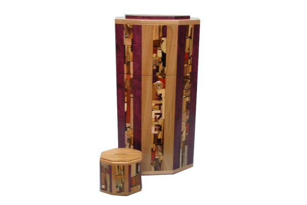 Synagogue Sized Tzedakah Box for Synagogues & Institutions - Wooden Tzedakah Box