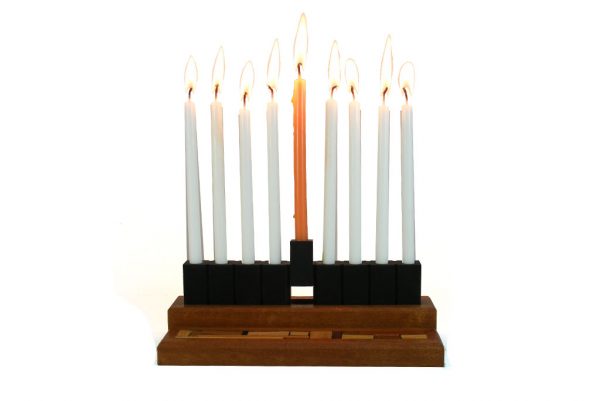 : Travel-Hanukkah-Menorah-from-Anodized-Aluminum-with-Wooden-Mosaic-Box-Bar-Mitzvah-Gift-MEN-T-O-O-RW-25.jpg