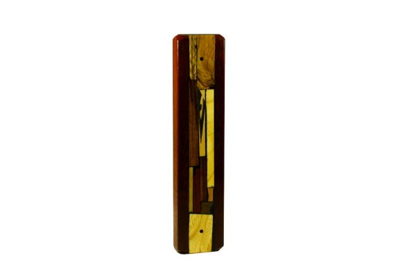 Wood-Mosaic-Strip-Mezuzah-Housewarming-Gift-MEZ-S-O-paduak