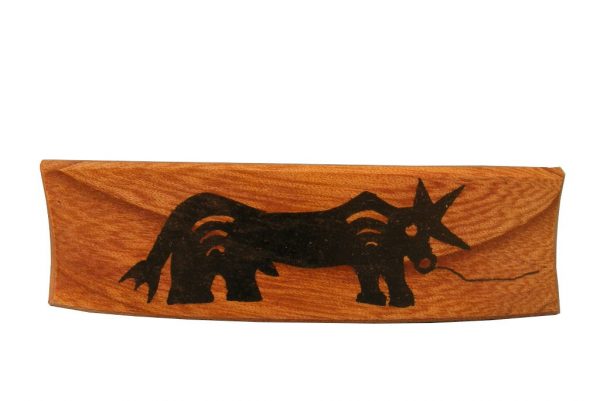 Bull - Ancient Ties Series- Biblical Barrette- Wooden Barrette