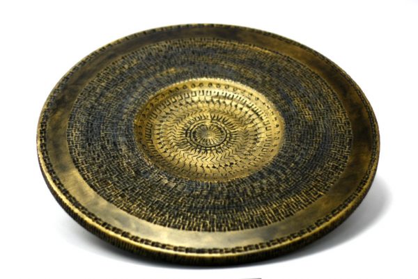 Black & Gold Platter-Wall Art-Carved Wooden Home Decor-PLATTER-Black&Gold-XL-Ply-RWL-MG_3539