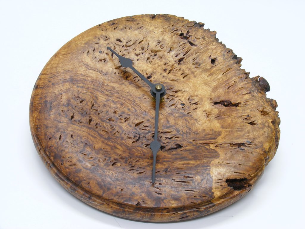 Oak Root 4 Wooden Wall Clock Rustic Kitchen Wall Clock