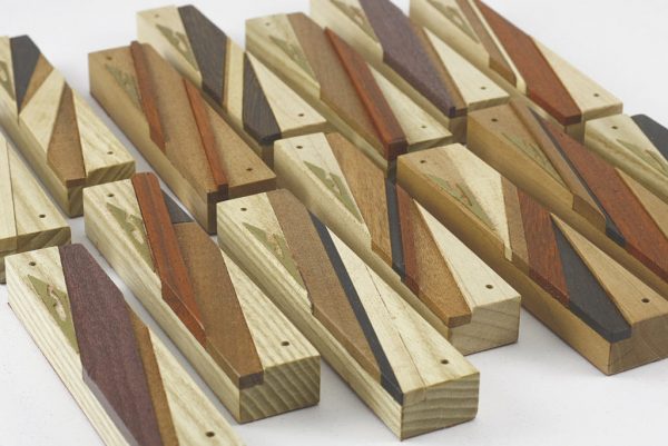 Designer Wood Mezuzah - Jewish Gift - Wooden Mezuzah - Wooden Reversi - Many Mezuzahs-MEZ-R-O-O