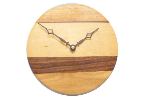 Multi Woods Wall Clock-Modern Wood Wall Clock-CLOCK-Modern-O-O