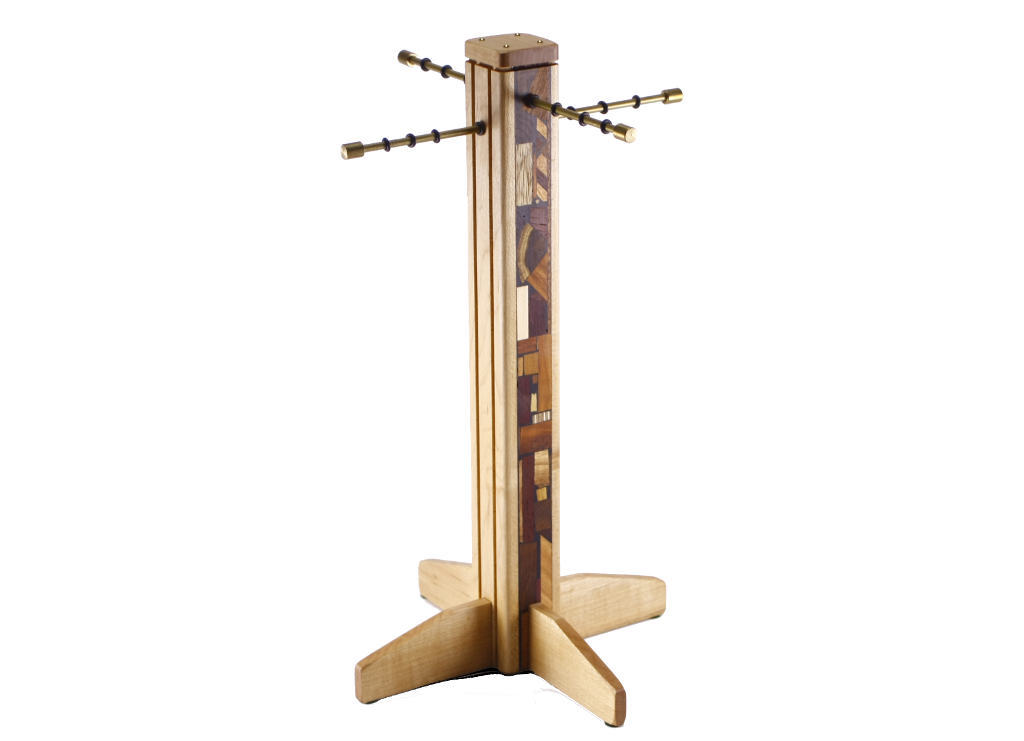 Modern Jewelry Organizer Display Stand Wooden Necklace Holder