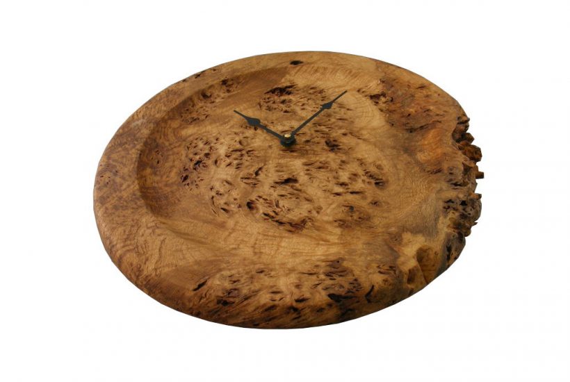 Oak Root 3 Wooden Wall Clock Rustic Kitchen Wall Clock