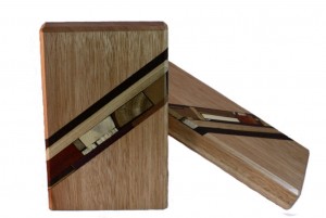 Wood Bookends- Wooden Mosaic Decoration Wood Bookends- Wooden Mosaic Decoration