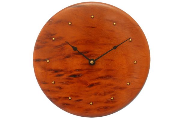 Solid Wood Contemporary Wall Clock - Wood Wall Clock - Kitchen Wall Clock-CLOCK-E-O-goncolo