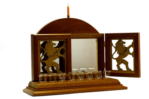 Open-Hanukkah Menorah-Lion Menorah-Bar Mitzvah Gift-MEN-L-O-O-RWL-MG_3838