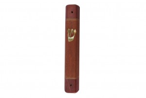 Classic Wooden Mezuzah - Natural Non Dyed Colors - Thin Mezuzah Classic Wooden Mezuzah-Natural Non Dyed Colors-Thin Mezuzah-MEZ-GT-S-O