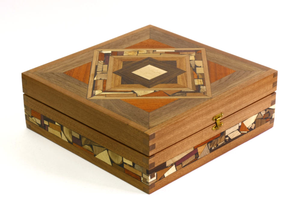 Mosaic Tea BoxTea Bag Selection BoxDecorative Wooden Tea Box EtzRon