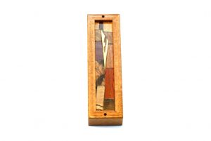 Mezuzah Framed-Mosaics and Wood Mezuzah-Natural Colors Mezuzah Framed-Mosaics and Wood Mezuzah-Natural Colors-MEZ-F-s-Cherry-RWWh-ipodtouch 087 - Copy