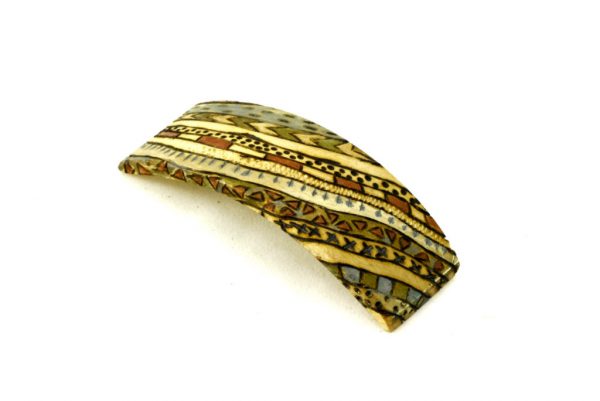 Art Deco Barrette-Wooden BoHo Barrette-Hair Accessory-BARRETTE-Art Deco-8-maple-LCR-MG_4205