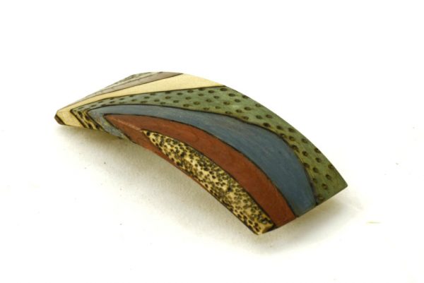 Art Deco Hair Clip-Womens Hair Accessory-Colorful Barrette-BARRETTE-ArtDeco-6-maple-LCR-MG_4192