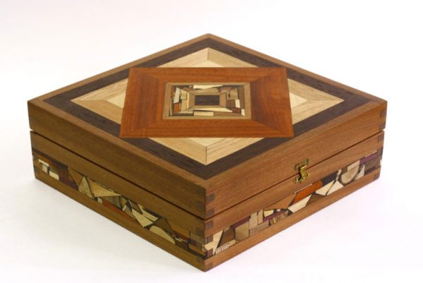Mosaic Tea Box-Decorative Tea Boxes-Wood Tea Chest-TEA-MF-9-sap-RWL-MG_3746