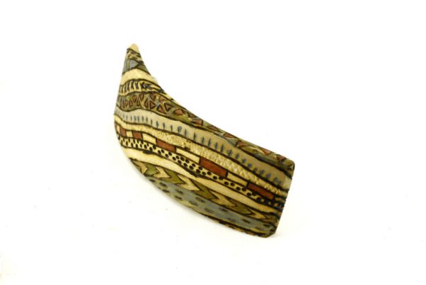 Wooden BoHo Barrette-Artisan Art Deco Hair Clip-Unique Hair Accessory-BARRETTE-ArtDeco-8-maple-LCR-MG_4202
