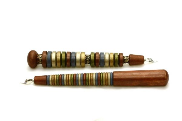 Wooden Torah Pointer-Colorful Yad L'Torah-Painted Wood Yad-Bat Mitzvah Gift-Jewish Gifts-YAD-GP-2-O-RWL-_MG_4000