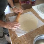rolling out the dough-Gluten Free Matzah recipe-DIY Gluten Free Matzah-GFMATZAH-RW-IMG_2284