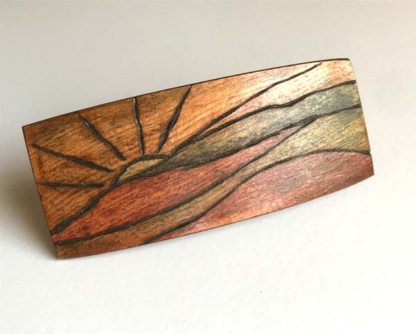 Morning-Breaks-Themed-Wooden-Barrette-Earth-Toned-Barrette-Hair-Accessory-BAR-37MorningBreaks-RWL-IMG_6082.jpg