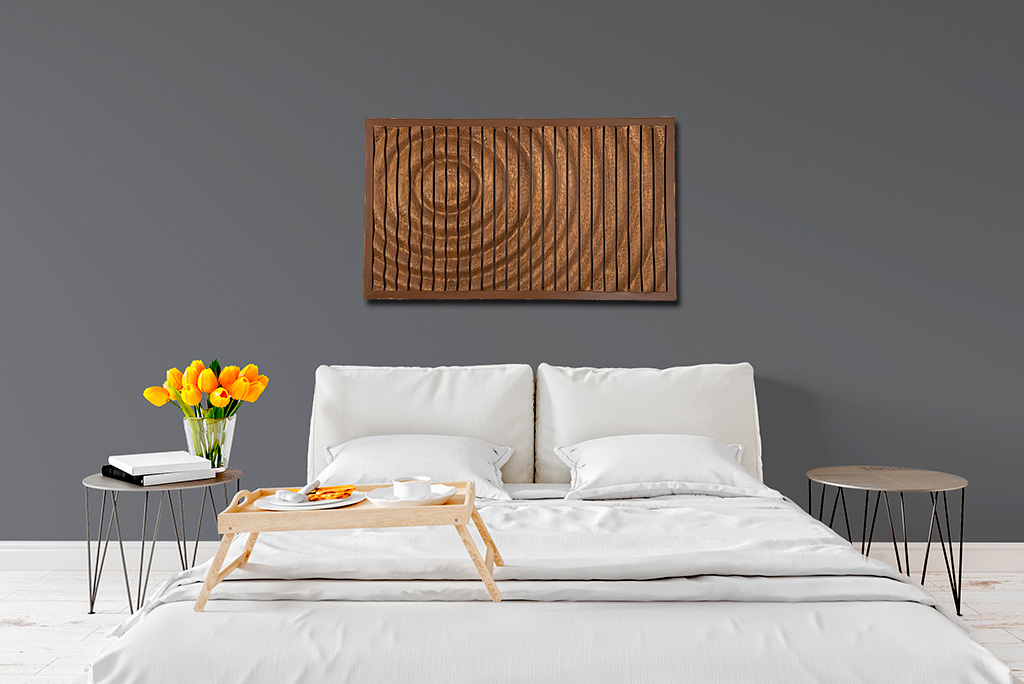 Soundwave 1-Wooden Wall Art-3D Framed Wood Art-Wooden Wall Decor